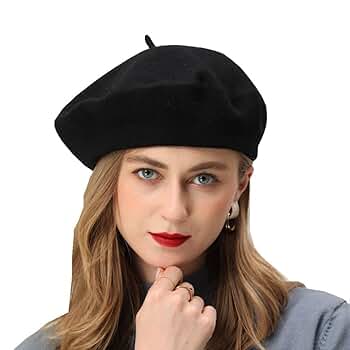 BEYLRZID French Beret-Classic Wool Beret Solid Color Womens
